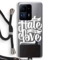Turn hate into love: Xiaomi Mi Mix 4 Transparant Hoesje met koord