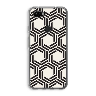 Geometrisch patroon: Google Pixel 3a Transparant Hoesje
