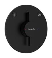 Hansgrohe DuoTurn S kraan inbouw voor 2 functies, mat zwart
