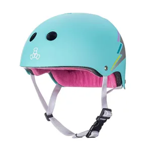 The Certified Sweatsaver Helmet Teal Hologram - Skate Helm