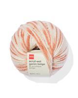 HEMA Acryl-wol garen beige melange 100gram 165meter