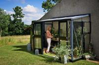 Veranda 4,4 antraciet, gevels veiligheidsglas 3mm/1 Royal Well - Royal well