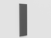 Sub 483 radiator 47x180 cm 1163 W, mat antraciet
