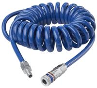WhispAir Spiraalslang blauw 8mm