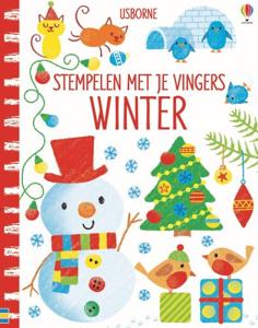 Stempelen met je vingers Winter (Hardback)