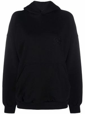 Balenciaga hoodie oversize à logo Spa brodé - Noir