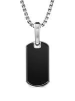 David Yurman étiquette Chevron en argent sterling - Noir - thumbnail