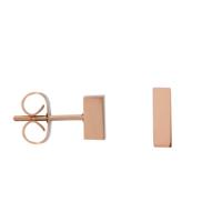 iXXXi Oorbellen Abstract Rectangle Rosé