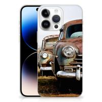 iPhone 14 Pro Max | Siliconen hoesje | met foto Vintage Auto