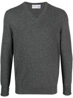 Ballantyne pull en cachemire à col v - Gris