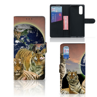 OPPO Find X2 Telefoonhoesje met Pasjes Roofdieren - thumbnail