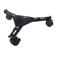 Nature planttrolley metaal zwart 27 - 37 cm rond