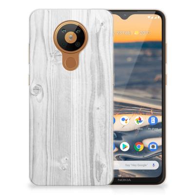Nokia 5.3 | Bumper Hoesje | White Wood