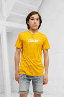 Touzani Aigoromo T-Shirt Kids Geel - Maat 128 - Kleur: Geel | Soccerfanshop