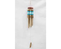 Windgong Bamboe Turquoise Strepen