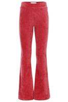 LOOXS Little Zomer flair broek meisjes corduroy - Punch rood