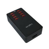 LogiLink PA0140 USB-laadstation 44 W Thuis Uitgangsstroom (max.) 8800 mA Aantal uitgangen: 8 x USB Automatische detectie - thumbnail