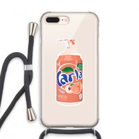 S(peach)less: iPhone 7 PLUS Transparant Hoesje met koord