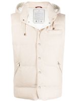 Brunello Cucinelli gilet à design matelassé - Tons neutres