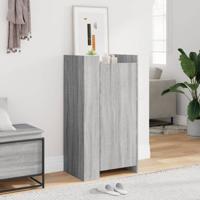 VidaXL Schoenenkast 52x37,5x100 cm bewerkt hout grijs sonoma eiken