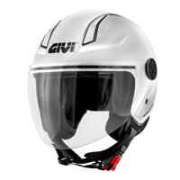 GIVI 11.7 Solid Color, Jethelm of scooter helm, Wit