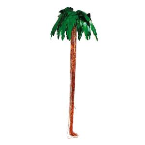 Palmboom decoratie - 300 x 70 cm - met plafond haak - folie - Hawaii thema - versieringen