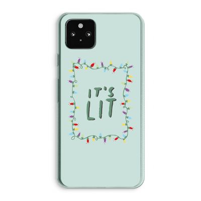 It's Lit: Google Pixel 5a 5G Transparant Hoesje