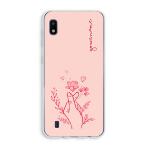 Giving Flowers: Samsung Galaxy A10 Transparant Hoesje