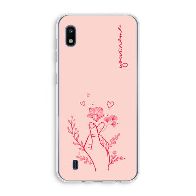 Giving Flowers: Samsung Galaxy A10 Transparant Hoesje