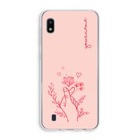 Giving Flowers: Samsung Galaxy A10 Transparant Hoesje Giving Flowers: Samsung Galaxy A10 Transparant Hoesje