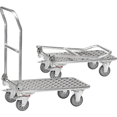Fetra Hauptartikel 1133 Plateauwagen Inklapbaar Aluminium Laadvermogen (max.): 150 kg