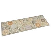 VidaXL Keukenmat wasbaar zeshoekpastelprint 60x180 cm fluweel VidaXL Keukenmat wasbaar zeshoekpastelprint 60x180 cm fluweel