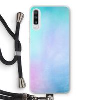 mist pastel: Samsung Galaxy A70 Transparant Hoesje met koord