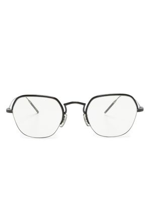 Oliver Peoples lunettes de vue TK-7 à monture géométrique - Noir
