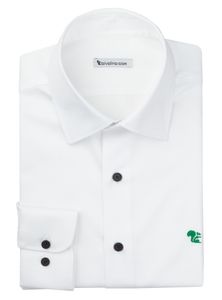 BENEVENTO - twill wit heren overhemd - RIBU 1-THOMAS MASON