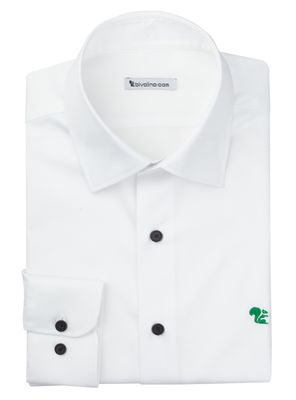BENEVENTO - twill wit heren overhemd - RIBU 1-THOMAS MASON
