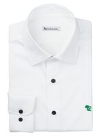 BENEVENTO - twill wit heren overhemd - RIBU 1-THOMAS MASON