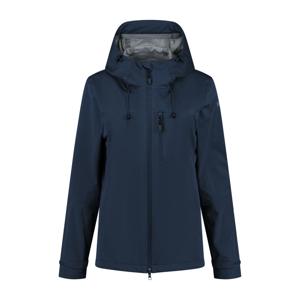 Blue loop W Virga Shell Rainjacket Dames Regenjas Dress Blue S