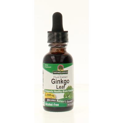 Natures Answer Ginkgo biloba extract alcoholvrij 30 Milliliter Natures Answer Ginkgo biloba extract alcoholvrij 30 Milliliter