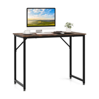 100 x 50 x 77 cm Bureau Kleine Computertafel Vergadertafel Studietafel Werktafel PC-Tafel Metalen Frame voor Thuiskantoor Werkkamer