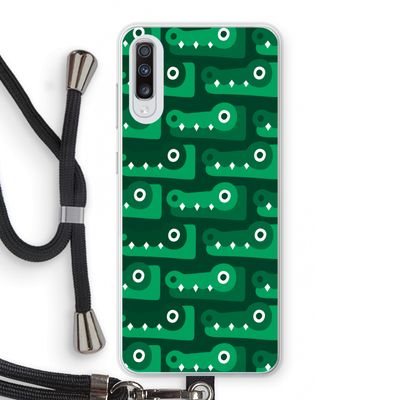 Crocs: Samsung Galaxy A70 Transparant Hoesje met koord