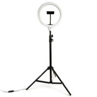 Selfie Ringlamp 26 Cm Met Statief 210cm - thumbnail