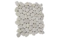 Pebble Mozaïek Pebble Stone Wit 30x30 cm | PEB-W Pebble Mozaïek Pebble Stone Wit 30x30 cm | PEB-W
