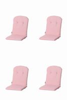 Kussen Kuip hoog 45x96 Panama zachtroze (4 stuks) Madison - Madison