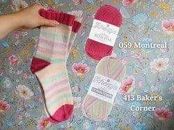 Scheepjes Summer Sock-A-Long Garenpakket Kleuroptie 2 Montreal/Baker&apos;s Corner Maat 39-47