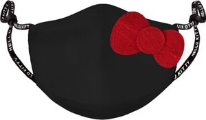 Hello Kitty - Adjustable Shaped Black Face Mask (1 Pack)
