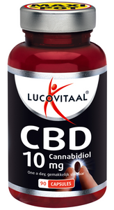 Lucovitaal CBD Cannabidiol 10mg Capsules