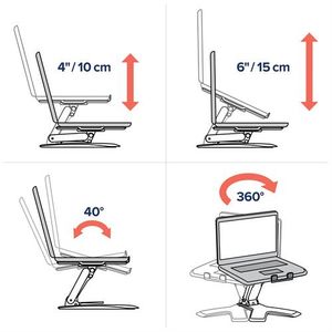 Ergotron Neo-Flex™ Notebook Lift Stand Laptopstandaard Zwart