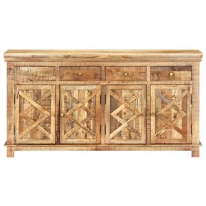 The Living Store Rustiek Mangohout Dressoir 160x40x85 cm - Indiase stijl