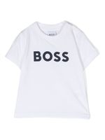 BOSS Kidswear t-shirt en coton à logo imprimé - Blanc